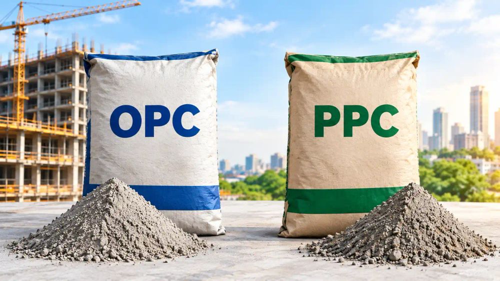 OPC vs PPC Cement: Full form, difference & which to choose