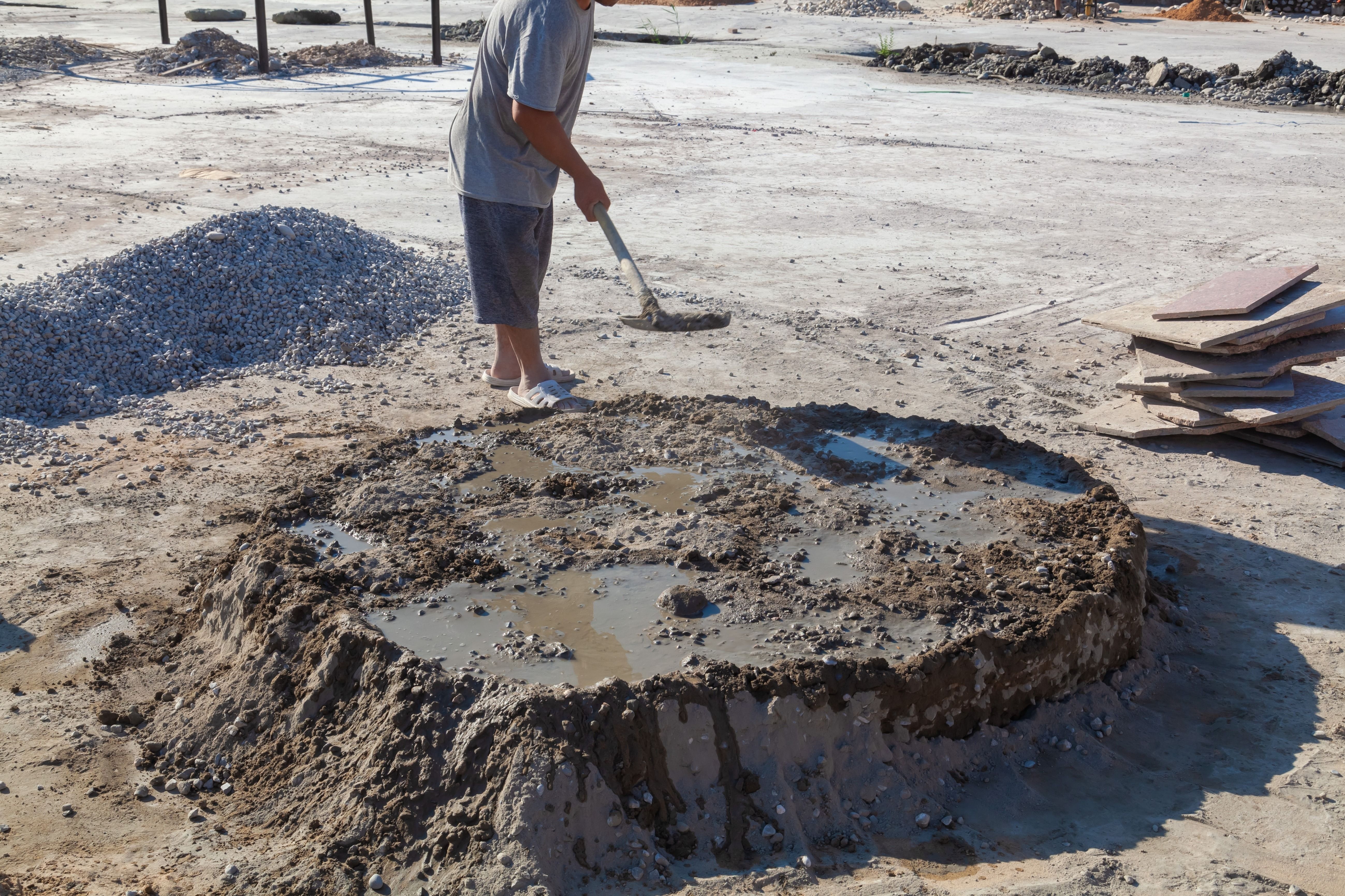 How does the water-cement ratio affect the workability and strength of concrete mixes? -image