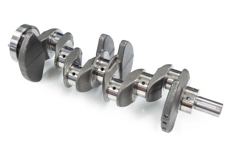 Cast_steel_crankshaft_ready_for_mounting_on_a_1.5_dci_diesel_engine

