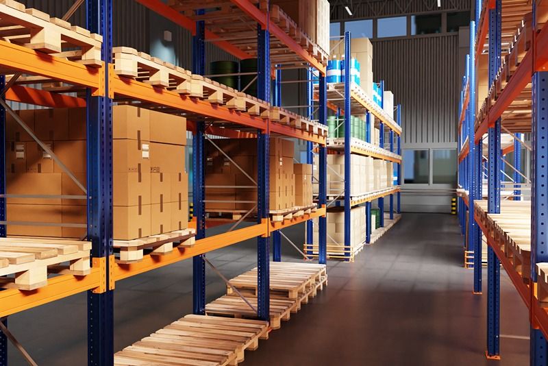 What are the key factors in selecting steel for warehouse racking systems? -image